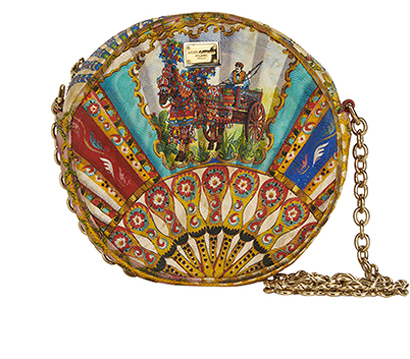Round Crossbody Bag, front view